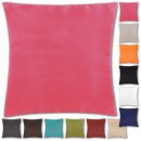 Kissenhüllen 50x50 Alessia rosa - pink ohne Füllung