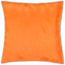 Kissenhüllen 50x50 Alessia orange - möhre mit Füllung