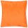 Kissenhüllen 50x50 Alessia orange - möhre mit Füllung