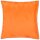 Kissenhüllen 50x50 Alessia orange - möhre mit Füllung