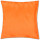 Kissenhüllen 50x50 Alessia orange - möhre mit Füllung