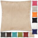 Kissenhüllen 50x50 Alessia beige - creme ohne Füllung