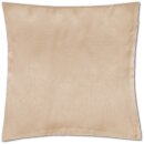 Kissenhüllen 50x50 Alessia beige - creme ohne Füllung