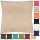 Kissenhüllen 50x50 Alessia beige - creme ohne Füllung