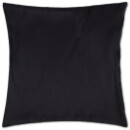 Kissenhüllen 50x50 Alessia schwarz - jet black mit Füllung