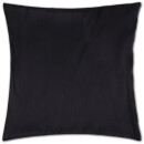 Kissenhüllen 50x50 Alessia schwarz - jet black mit Füllung