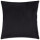 Kissenhüllen 50x50 Alessia schwarz - jet black mit Füllung