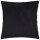 Kissenhüllen 50x50 Alessia schwarz - jet black mit Füllung