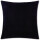 Kissenbezüge „Ellen“ mit Reißverschluss 30x30cm mit Füllung Schwarz