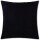 Kissenbezüge „Ellen“ mit Reißverschluss 30x30cm mit Füllung Schwarz