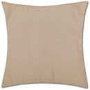 Kissenbezüge „Ellen“ mit Reißverschluss 40x40cm ohne Füllung Taupe