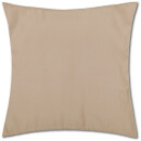 Kissenbezüge „Ellen“ mit Reißverschluss 40x40cm ohne Füllung Taupe