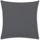 Kissenbezüge „Ellen“ mit Reißverschluss 40x40cm ohne Füllung Anthrazit