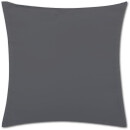 Kissenbezüge „Ellen“ mit Reißverschluss 40x40cm ohne Füllung Anthrazit