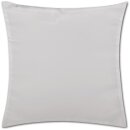 Kissenbezüge „Ellen“ mit Reißverschluss 40x40cm ohne Füllung Hellgrau