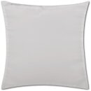 Kissenbezüge „Ellen“ mit Reißverschluss 40x40cm ohne Füllung Hellgrau