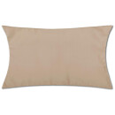 Kissenbezüge „Ellen“ mit Reißverschluss 40x60cm ohne Füllung Taupe