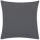 Kissenbezüge „Ellen“ mit Reißverschluss 50x50cm ohne Füllung Anthrazit