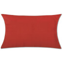 Kissenbezüge „Ellen“ mit Reißverschluss 40x80cm ohne Füllung Rot