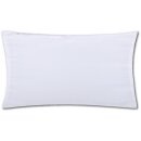 Kissenbezüge „Ellen“ mit Reißverschluss 40x80cm ohne Füllung Weiß