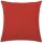 Kissenbezüge „Ellen“ mit Reißverschluss 60cm rund ohne Füllung Rot