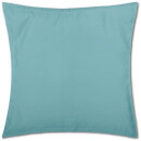 Kissenbezüge „Ellen“ mit Reißverschluss 60cm rund ohne Füllung Türkis