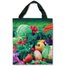Einkaufstasche, Fotodruck "Gemüse" (36x42cm) Microfaser-Tragetasche