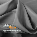 Gardine Blickdicht "Ellen" mit Kräuselband - 140x145 cm - Anthrazit