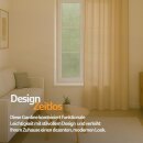 Gardine Blickdicht "Ellen" mit Universalband - 140x145 cm - Beige
