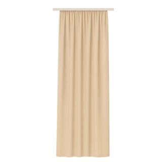 Gardine Blickdicht "Ellen" mit Universalband - 140x175 cm - Beige