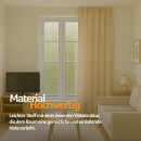 Gardine Blickdicht "Ellen" mit Universalband - 140x175 cm - Beige