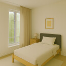 Gardine Blickdicht "Ellen" mit Universalband - 140x175 cm - Beige