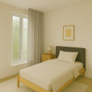 Gardine Blickdicht "Ellen" mit Universalband - 140x175 cm - Hellgrau