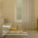 Gardine Blickdicht "Ellen" mit Universalband - 140x175 cm - Hellgrau
