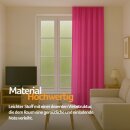 Gardine Blickdicht "Ellen" mit Universalband - 140x245 cm - Pink