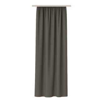 Gardine Blickdicht "Ellen" mit Universalband - 140x245 cm - Anthrazit