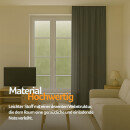 Gardine Blickdicht "Ellen" mit Universalband - 140x245 cm - Anthrazit