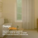 Gardine Blickdicht "Ellen" mit Universalband - 140x245 cm - Hellgrau