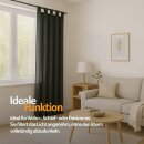 Dekoschal Ellen Schlaufen, 140x245cm - Anthrazit