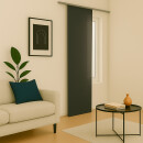 Flächenvorhang Schiebegardine Ellen mit Technik Anthrazit