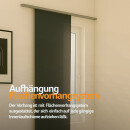 Flächenvorhang Schiebegardine Ellen mit Technik Anthrazit