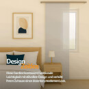 Flächenvorhang Schiebegardine Ellen mit Technik Hellgrau