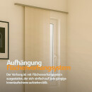 Flächenvorhang Schiebegardine Ellen ohne Technik Beige