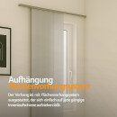 Flächenvorhang Schiebegardine Ellen ohne Technik Hellgrau