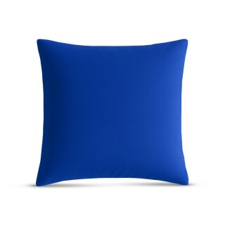 Kissenhülle "Ellen" im modernen Uni-Design Blau 30 x 30 cm
