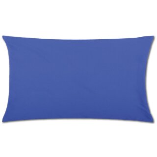 Kissenhülle "Ellen" im modernen Uni-Design Blau 30 x 50 cm