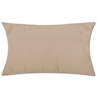 Kissenhülle "Ellen" im modernen Uni-Design Sandgrau 40 x 60 cm