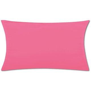 Kissenhülle "Ellen" im modernen Uni-Design Pink 40 x 80 cm
