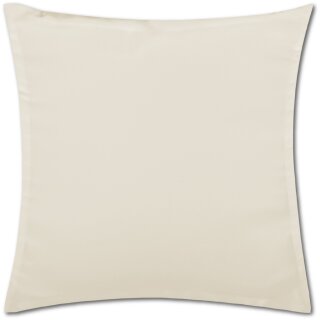 Kissenhülle "Ellen" im modernen Uni-Design Beige 50 x 50 cm