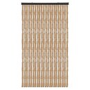 Flauschvorhang Chenille Unistreifen Beige 90x220 cm